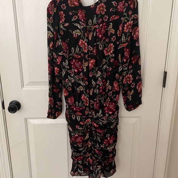 A.L.C $595 Floral Ruched Dress - Picture 10 of 13